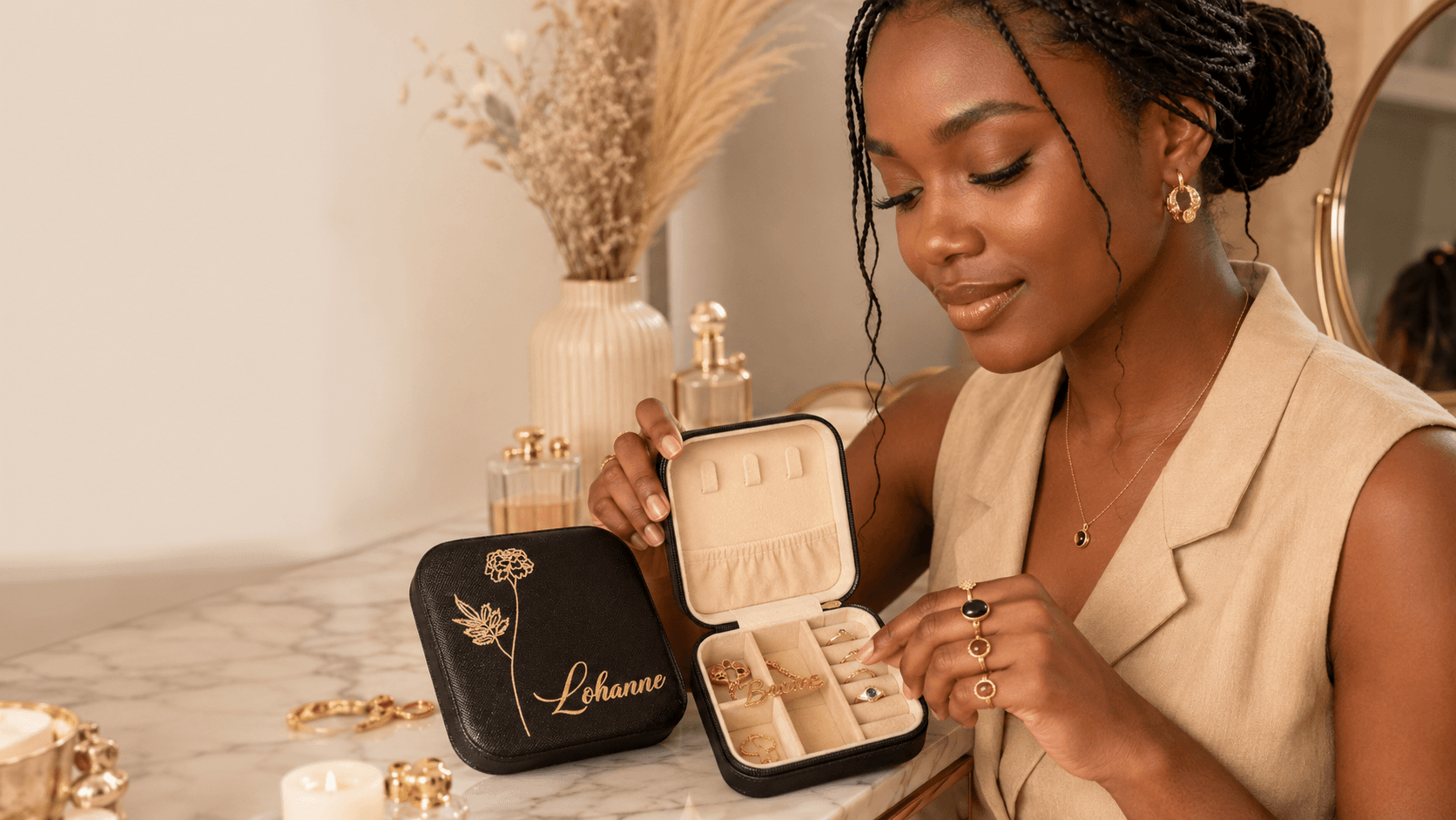 Berdiana Store - bijoux et boîte à bijoux personnalisée